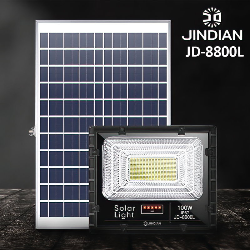 Đèn Pha LED Năng Lượng Mặt Trời JD8800L - Jindian Solar Light
