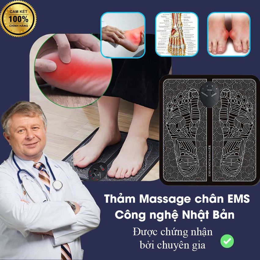 Thảm massage chân EMS